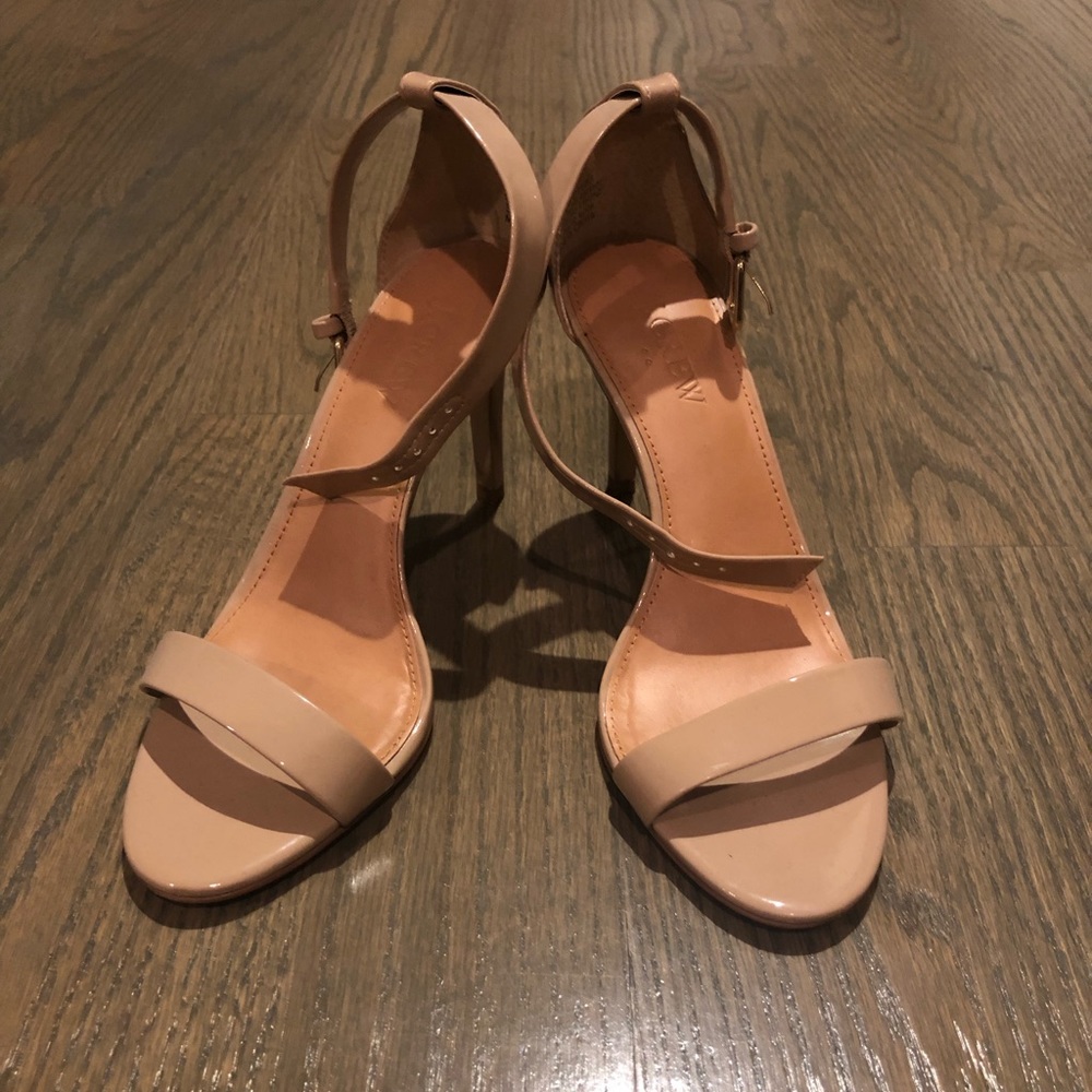 Like New J. Crew neutral patent heels